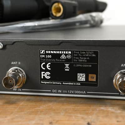 Sennheiser ew 100 G3 Handheld Wireless System A Range - NO POWER SUPPLY CG0118K image 6