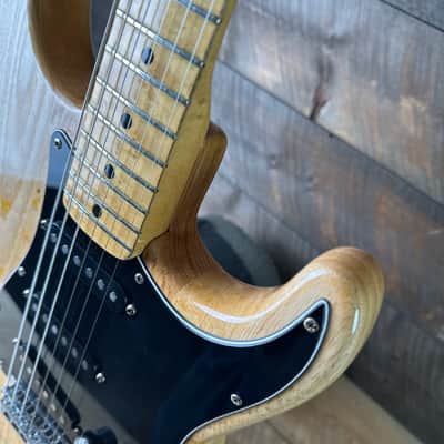 Vintage 1977 Fender Stratocaster Hardtail - Natural image 7