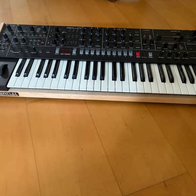 Sequential Trigon-6 49-Key 6-Voice Polyphonic Synthesizer 2022 - Present - Black with Wood Sides image 9