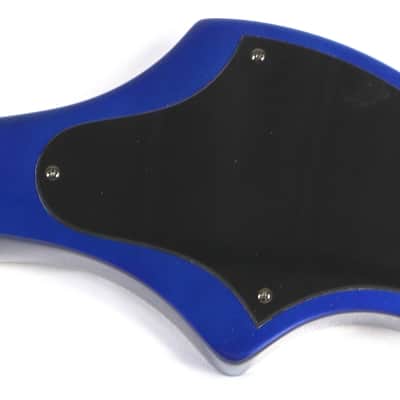 DeArmond Ashbory Blue Trave Electric Bass Guitar w/ Gig Bag image 6