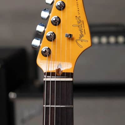 Fender American Professional II Stratocaster Thinline - Transparent Daphne Blue with Hardshell Case - Used image 5