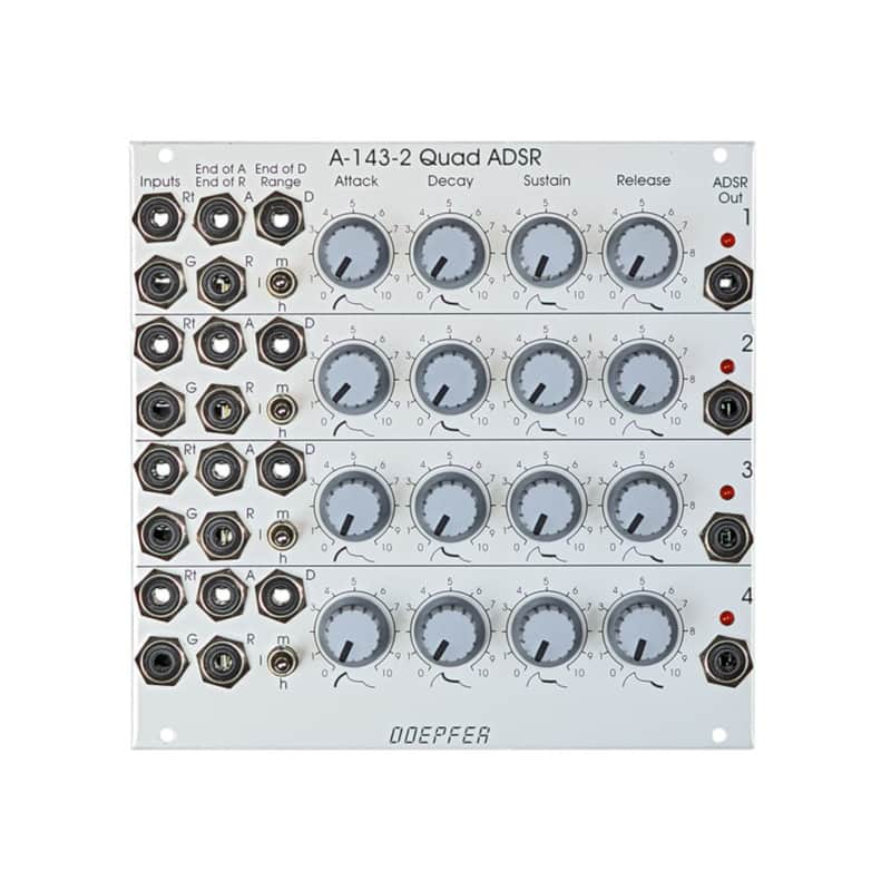 Doepfer A-143-2 Eurorack Quad ADSR Envelope Module image 1