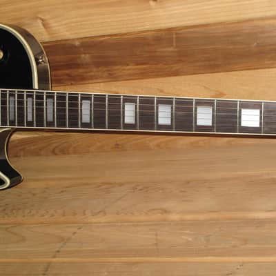 Vintage 1970s Lawsuit Black Beauty Single Cut - Made in Japan - Original Maxon Pickups Mann (Ibanez) image 2
