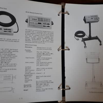 Tascam Operation/Maintenance Manual for Tascam 58 8-Track Recorder/Reproducer AND DX-2D/DX-4D DBX ma image 6