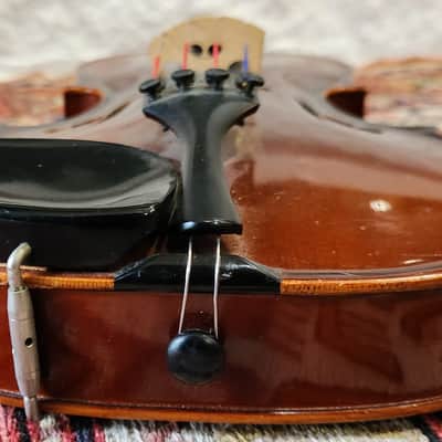 Kiso Suzuki No.101 Stradivarius Copy 3/4 Violin Nagoya Japan 1975 image 9