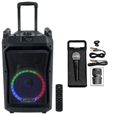 Rockville RockNGo 800 10" Portable Wireless Bluetooth Speaker w/LED + Microphone image 21
