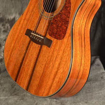 Fender CD-220 CE Dao Wood Acoustic Electric Cutaway Exotic Wood w Deluxe Gigbag Included image 7