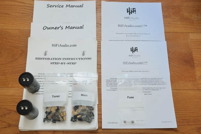 Yamaha CR-1040 restoration kit filter capacitor repair rebuild fix image 1