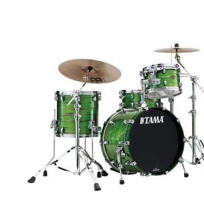 Tama WBS30RS-LSO Starclassic Walnut/Birch Lacquer Shell Kit 3 pcs - Lacquer Shamrock Oyster/Chrome HW image 19