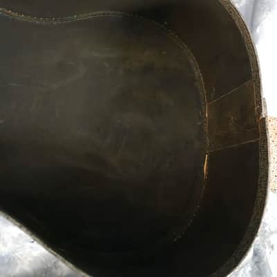 Vintage RARE 1960's Unbranded Airline Silvertone Gray 15 1/2 x 38 1/2 Inch Soft Shell Guitar Case image 10