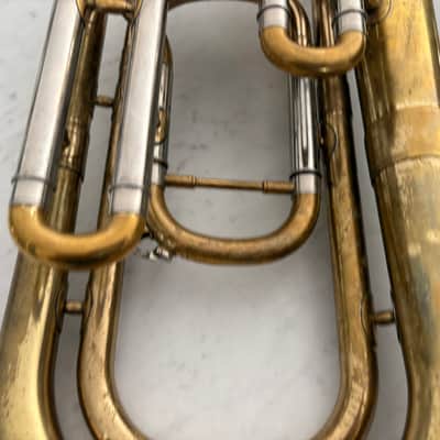 Yamaha YBH-301M Marching Baritone Horn 2010s - Lacquered Brass image 4