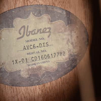 Immagine Ibanez AVC6-DTS Acoustic Guitar W/HSC - 22