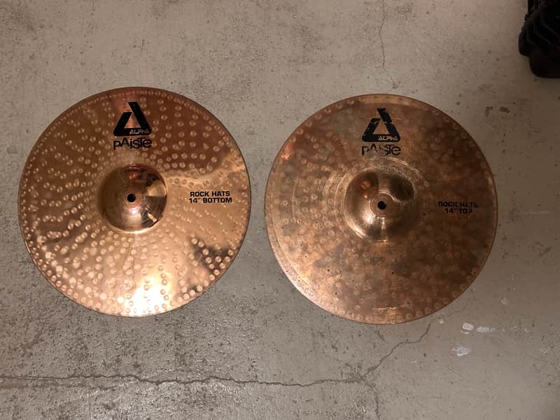 Paiste 14" Alpha Rock Hi-Hat Cymbals (Pair) image 1