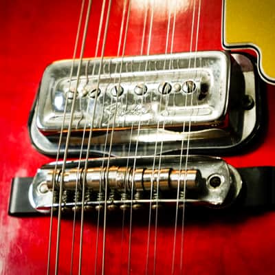 1967 Fender Coronado XII – Cherry Red – Rosewood Fretboard – 100% Original – Very Good Condition – Serial #162143 image 11