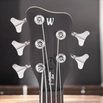 Mint Warwick RockBass Corvette $$-5 String - Solid White High Polish image 3