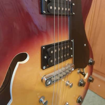 Hondo Deluxe 935 1970-80s Sunburst Archtop image 2