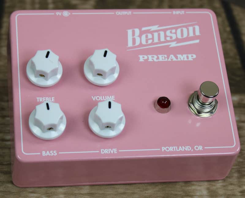 Benson Preamp Pedal - Pink Edition image 1