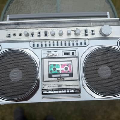 Toshiba RT-9990SM BomBeat Rare Vintage Cassette Deck Boombox Japan Warranty MINT image 17