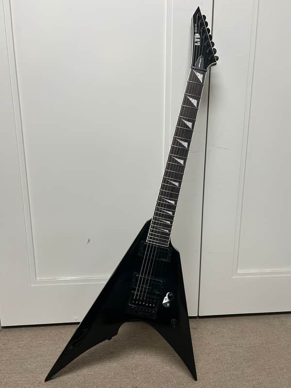 ESP LTD Arrow-1007 Baritone Evertune 7 String Electric Guitar - Black image 1