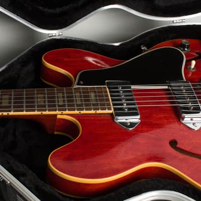 Immagine Gibson  ES-330TDC Thinline Hollow Body Electric Guitar (1966), ser. #847022, molded plastic hard shell case. - 14