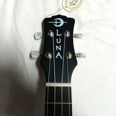 LUNA Great Wave Concert acoustic UKULELE new Mahogany UKE w/ GIG BAG image 4