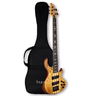 Tobias Toby Deluxe V 5-String Electric Bass Guitar - Trans Red