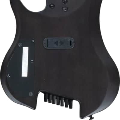 Legator G7FSS Ghost Headless 7-String Multi-Scale Electric Guitar, Composite Fingerboard, Death Valley image 3