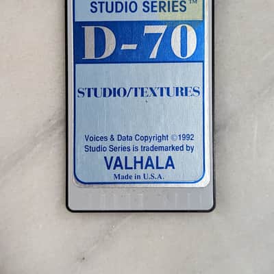 Roland D-70 Valhala Studio / Textures ROM Memory Card image 1