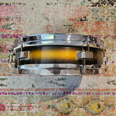 Ludwig No. 905 Jazz Combo 13x3" 6-Lug Piccolo Snare - Black/Gold Duco - Nickel Hardware 1966 image 9