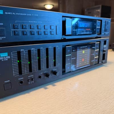 Sansui A-1110 Integrated DC Servo Stereo Amplifier & T-1110 Tuner Tested V Rare! image 3