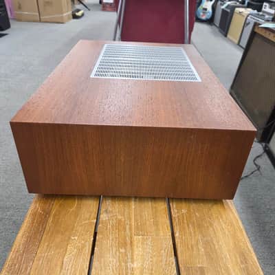Yamaha CR-1020 Natural Sound Stereo Receiver 1970s - Silver with Wood Cabinet image 6