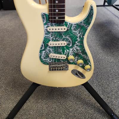 Used 2014 Fender American 60th Anniversary Stratocaster w/ 2014 AVRI Strat Neck + Upgrades - Vintage White w/ Case image 1