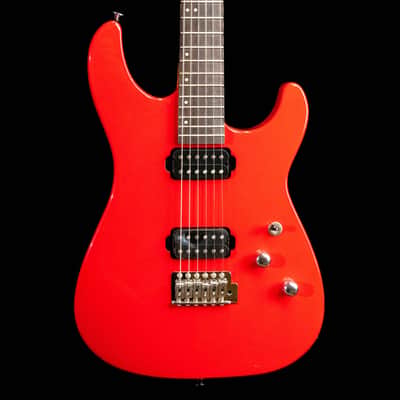 Samick SS70 Samick double cutaway red electric guitar. image 2