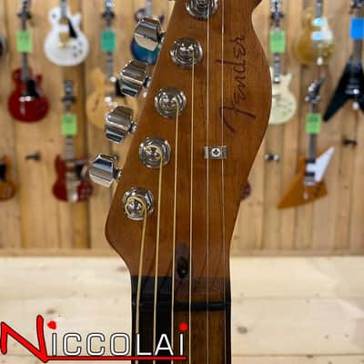 Fender American Acoustasonic Telecaster Ebony Fingerboard, Black image 3