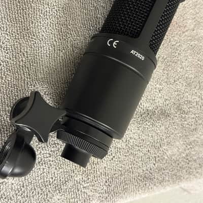 Audio-Technica AT2020 Large Diaphragm Cardioid Condenser Microphone 2010s - Black