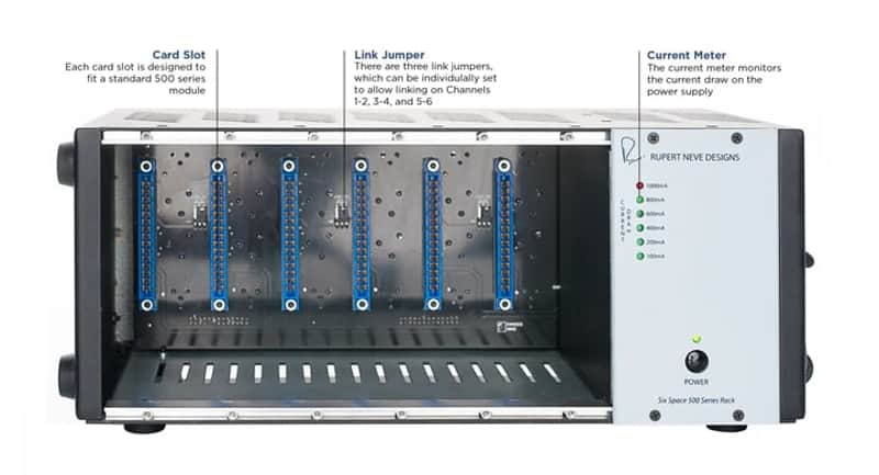 Rupert Neve Designs Stereo Bundle (R6 Powered Rack with two 511 Mic Preamps) image 1