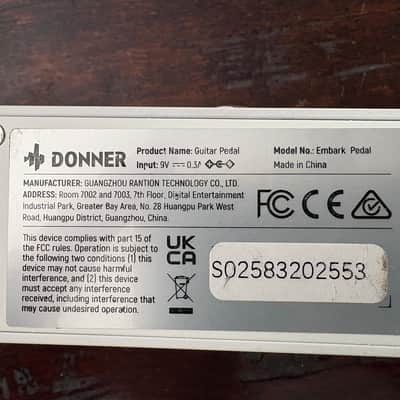 Donner Embark FLG 09 Flanger Ibanez FL9 style 2025 - White image 4
