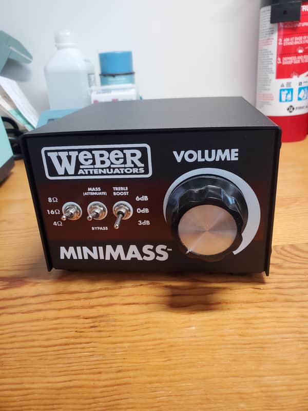 Weber MiniMass 50-Watt Attenuator 2010s - Black image 1