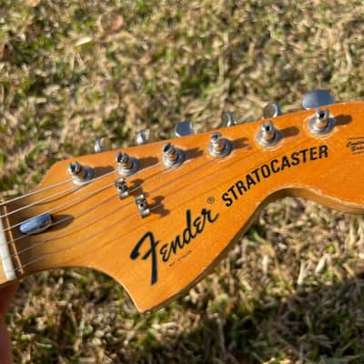 1976 Black Fender Stratocaster with Maple Fretboard, 3-Bolt Neck, new frets image 13