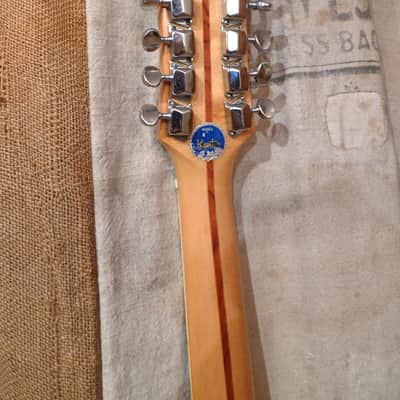 Kent 12 String Thinline 1960's Natural Blond image 8