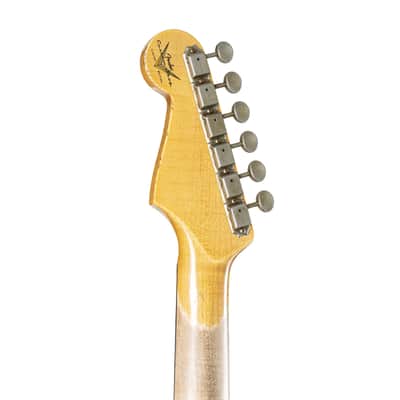 Fender Limited Edition '59 Stratocaster HSS Relic Daphne Blue Metallic - Custom Electric Guitar image 5