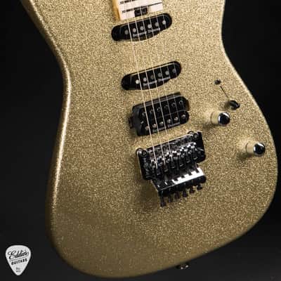 Charvel USA Custom Shop San Dimas HSS - Gold Sparkle image 6