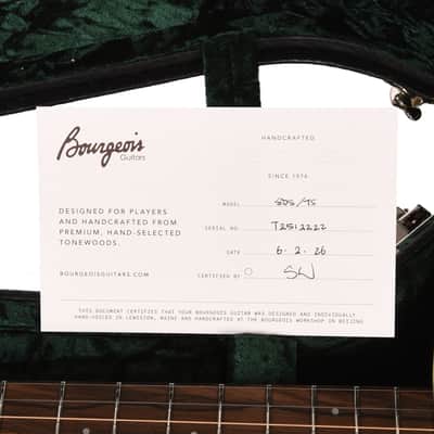 Bourgeois Touchstone Slope D Torrefied Alaskan Sitka/Mahogany Sunburst (Serial #T2512222) image 9