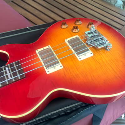 Epiphone Les Paul Standard Bass 2004 Heritage Cherry Sunburst image 3