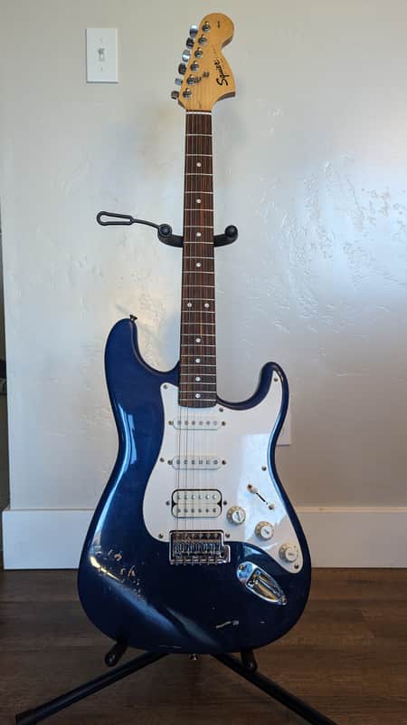 Fender Squier 20th Anniversary Stratocaster HSS, Blue image 1