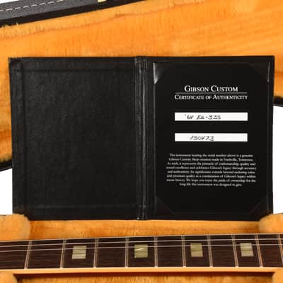 Gibson Custom Shop 1964 ES-335 Reissue LEFTY Sixties Cherry VOS (Serial #150473) image 9
