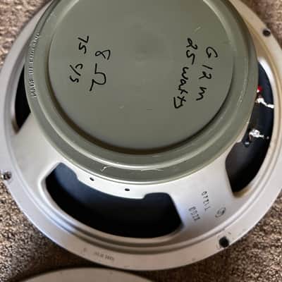 1971 Celestion G12M Greenback T1220 (8Ω) – Pair – Original Pulsonic Cones – DD25 image 8