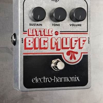 EHX ELECTRO-HARMONIX LITTLE BIG MUFF FUZZ | DISTORTION | SUSTANIER PEDAL + FREE PATCH CABLE image 1