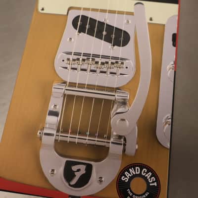 Bigsby B5F Fender Telecaster Vibrato Kit with Fender "F" Stamp, Polished Aluminum image 2