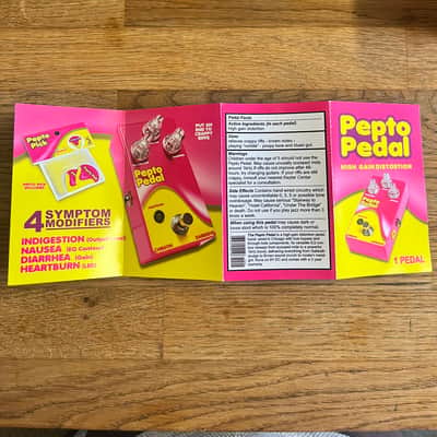 Chibson Pepto Bismol Limited Edition Fuzz Guitar Pedal – Excellent Condition image 4